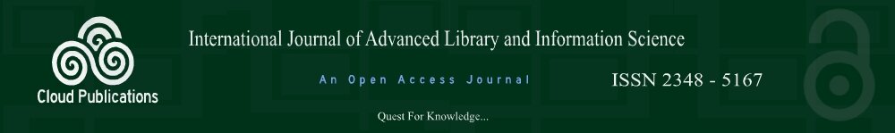 International Journal of Advanced Library and Information Science- an Open Access Journal